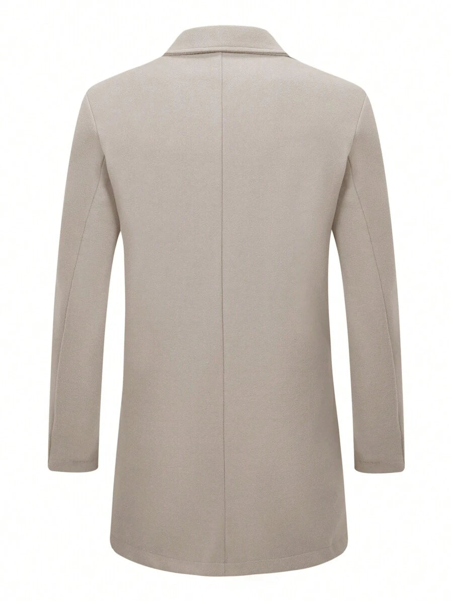Mensa Hudson Men's Double-Breasted Overcoat