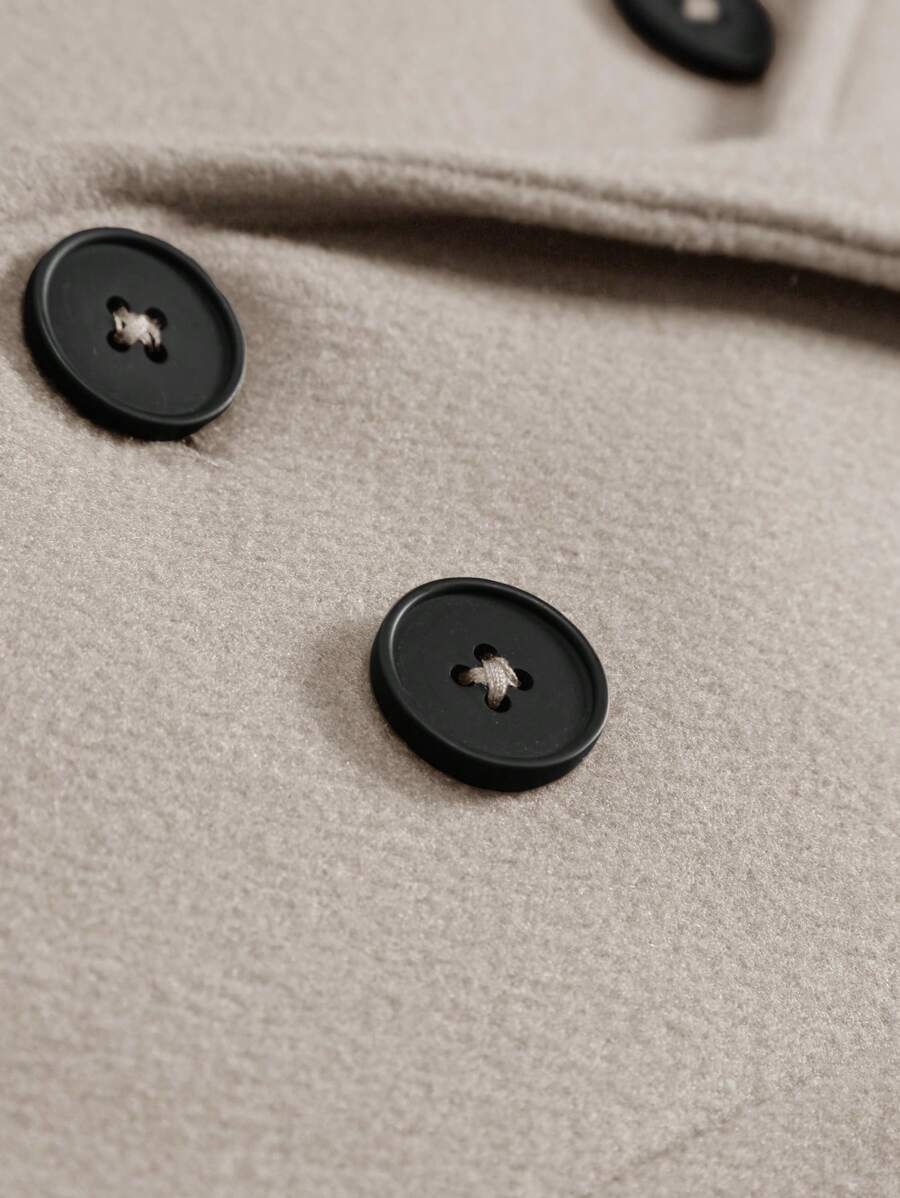 Mensa Hudson Men's Double-Breasted Overcoat