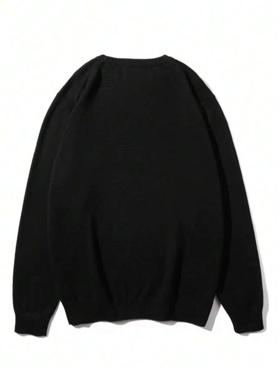 Mensa Hudson Men's Rib Knit Crew Neck Sweater