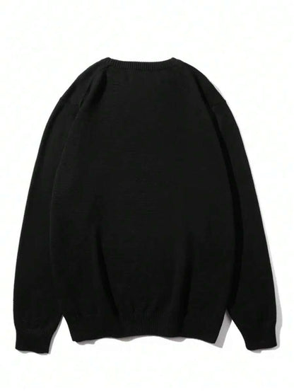 Mensa Hudson Men's Rib Knit Crew Neck Sweater