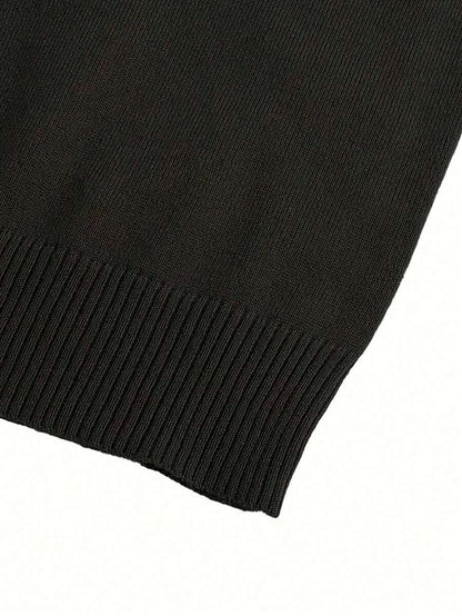 Mensa Hudson Men's Rib Knit Crew Neck Sweater