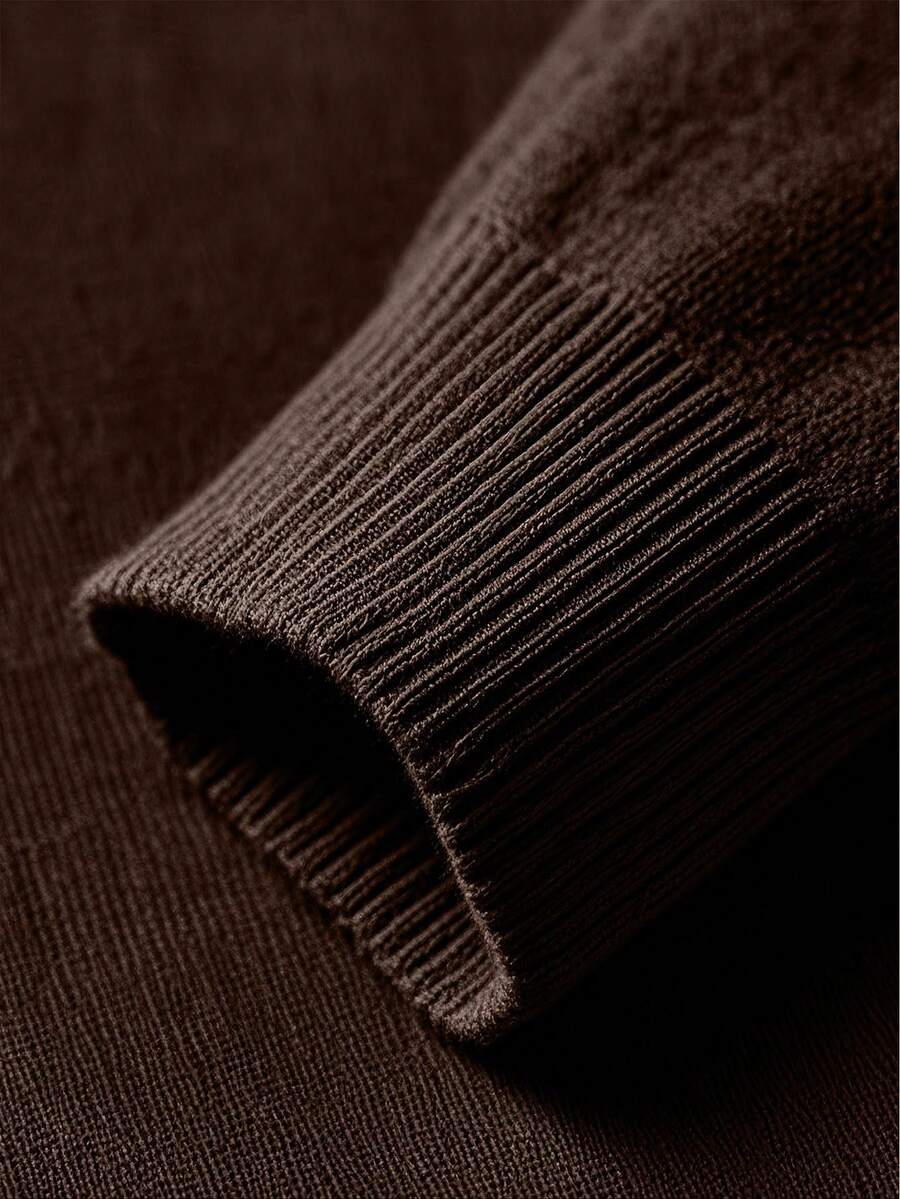 Mensa Hudson Men's Quarter-Zip Stand Collar Sweater