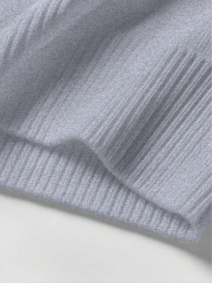 Mensa Hudson Men's Quarter-Zip Stand Collar Sweater