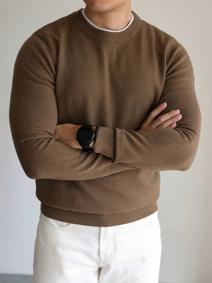Mensa Hudson Men's Slim Fit Lightweight Knit Sweater