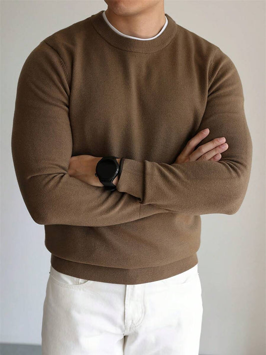 Mensa Hudson Men's Slim Fit Lightweight Knit Sweater