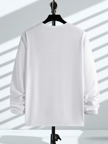 Mensa Hudson Men's Ribbed Long Sleeve Henley