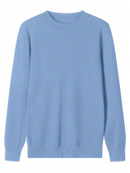 Mensa Hudson Men's Rib Knit Crew Neck Sweater