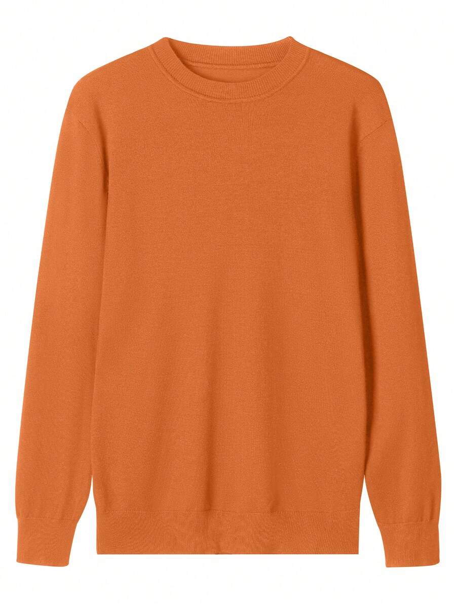 Mensa Hudson Men's Rib Knit Crew Neck Sweater