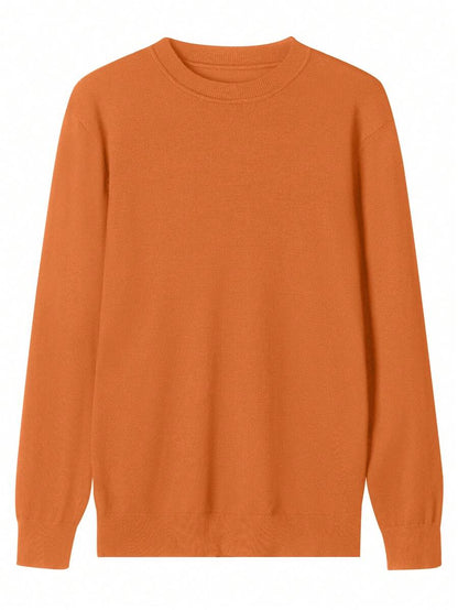 Mensa Hudson Men's Rib Knit Crew Neck Sweater