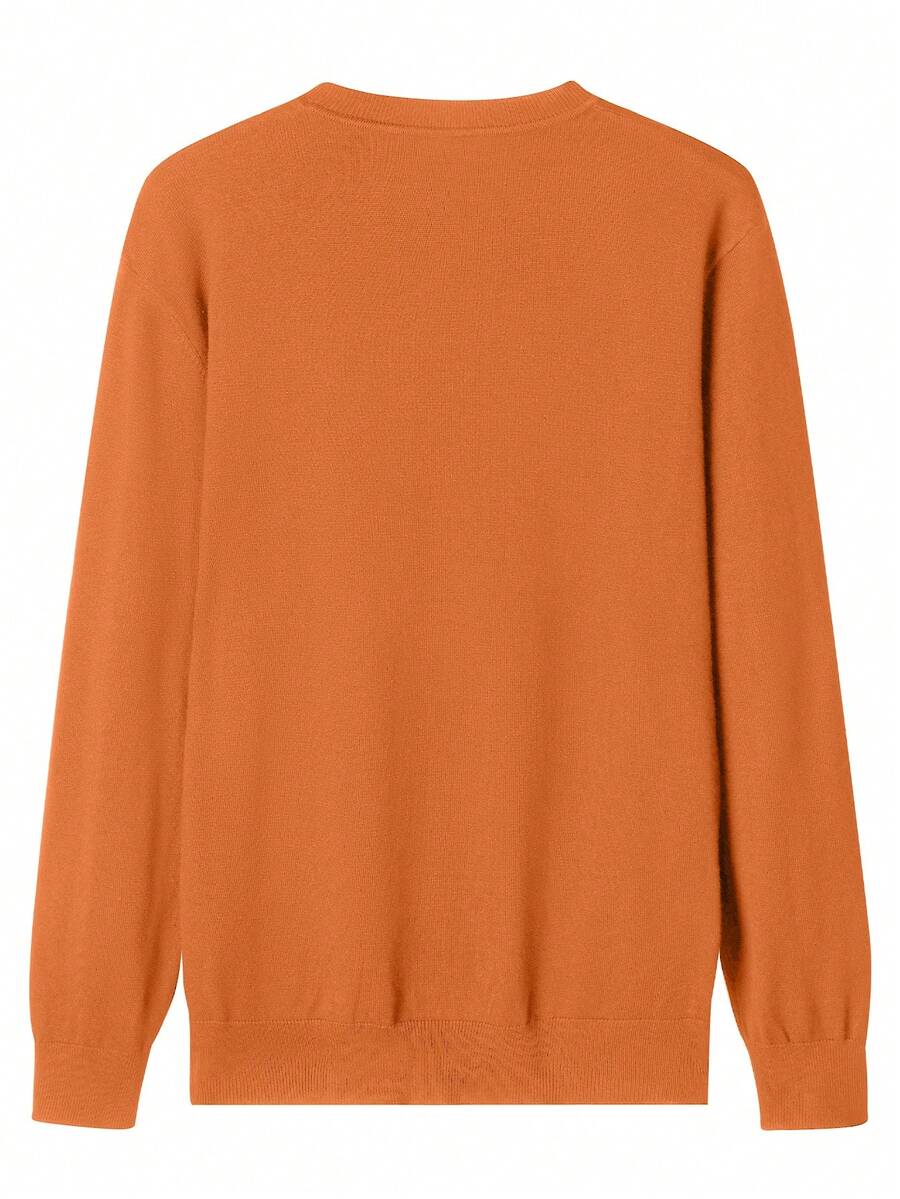 Mensa Hudson Men's Rib Knit Crew Neck Sweater