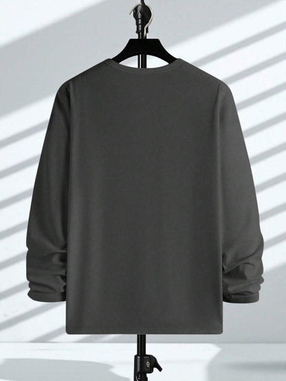 Mensa Hudson Men's Ribbed Long Sleeve Henley