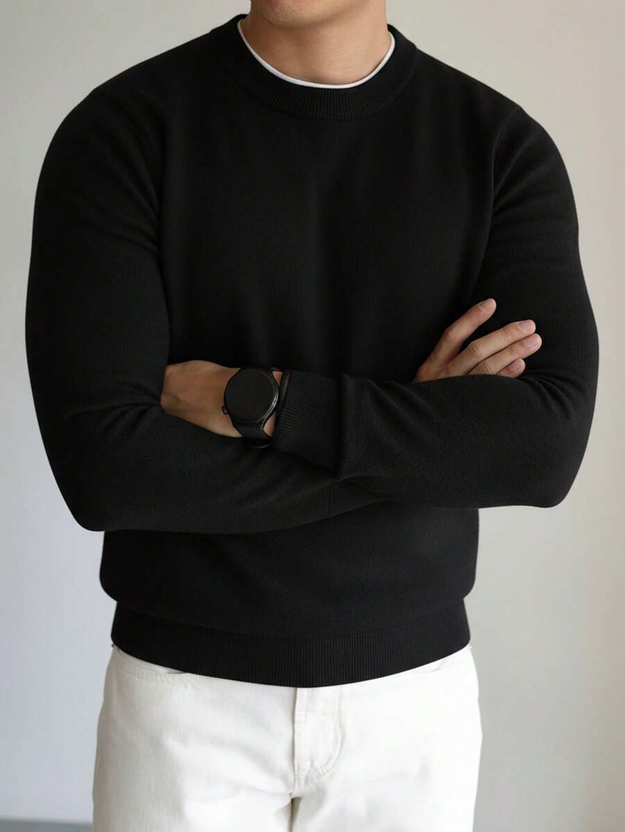 Mensa Hudson Men's Slim Fit Lightweight Knit Sweater
