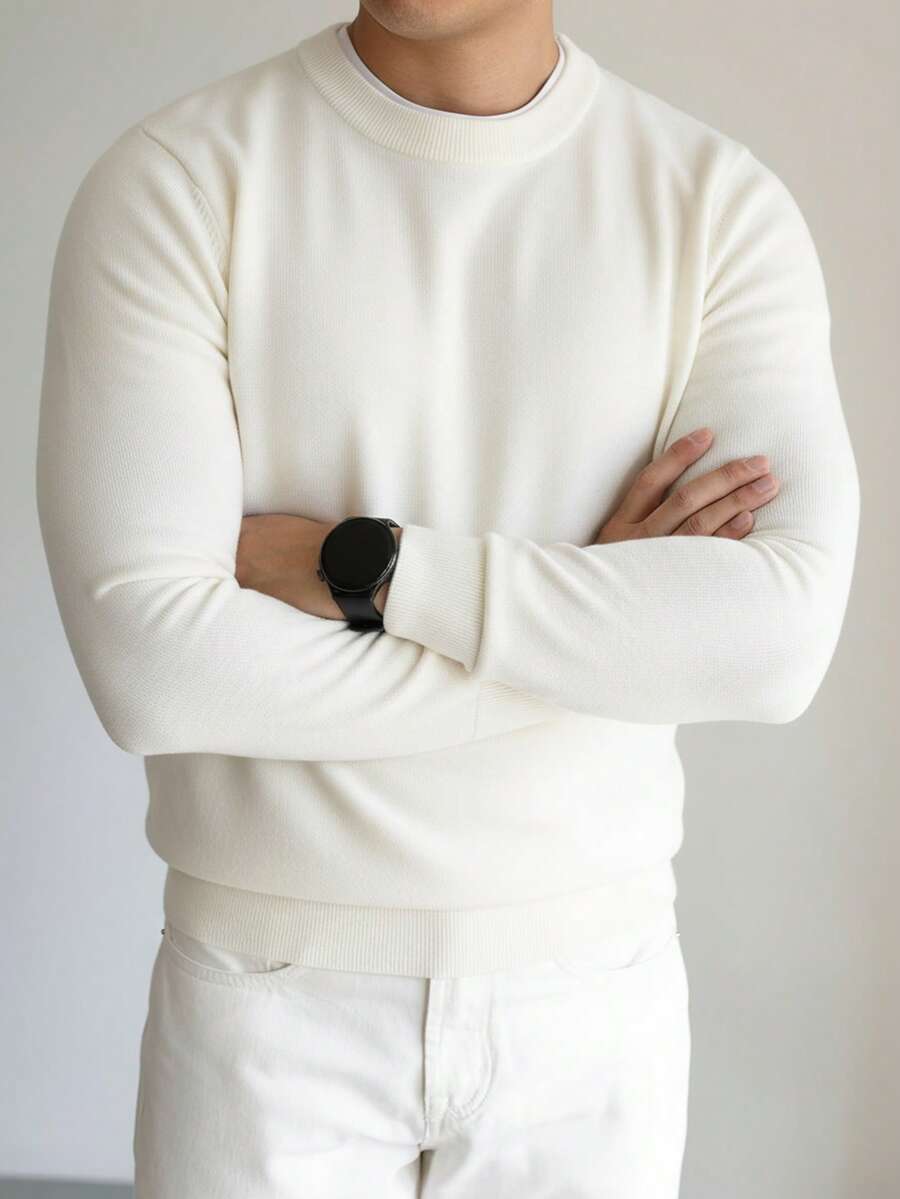 Mensa Hudson Men's Slim Fit Lightweight Knit Sweater