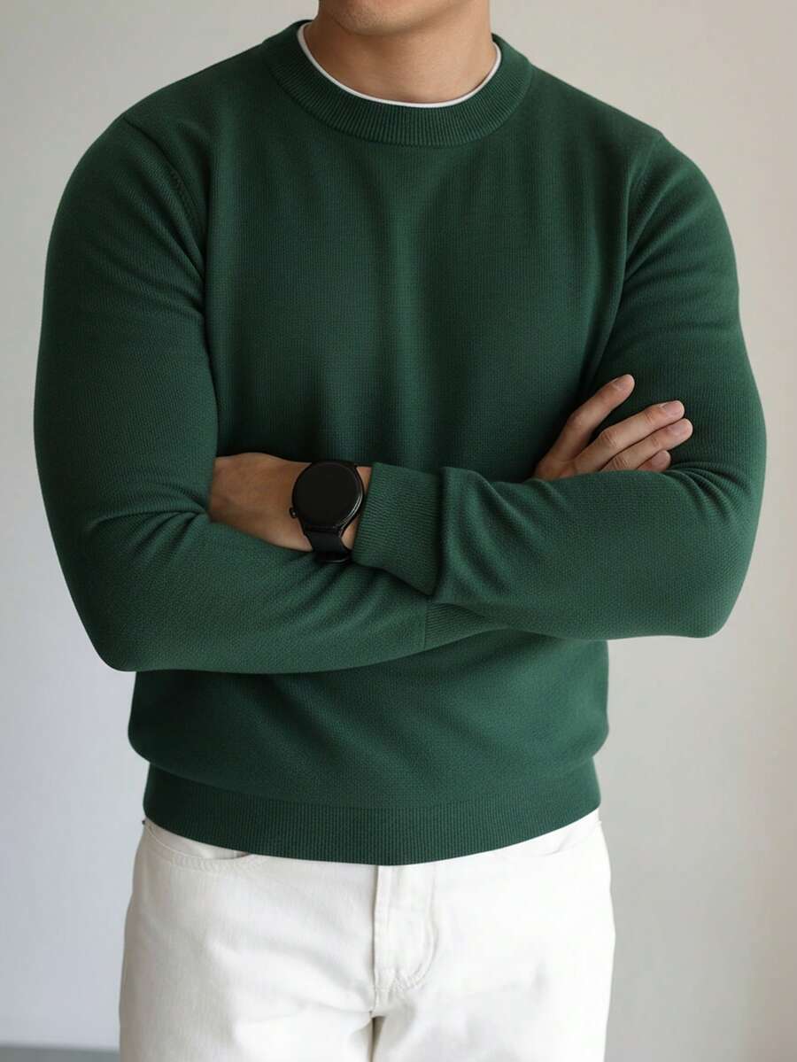 Mensa Hudson Men's Slim Fit Lightweight Knit Sweater