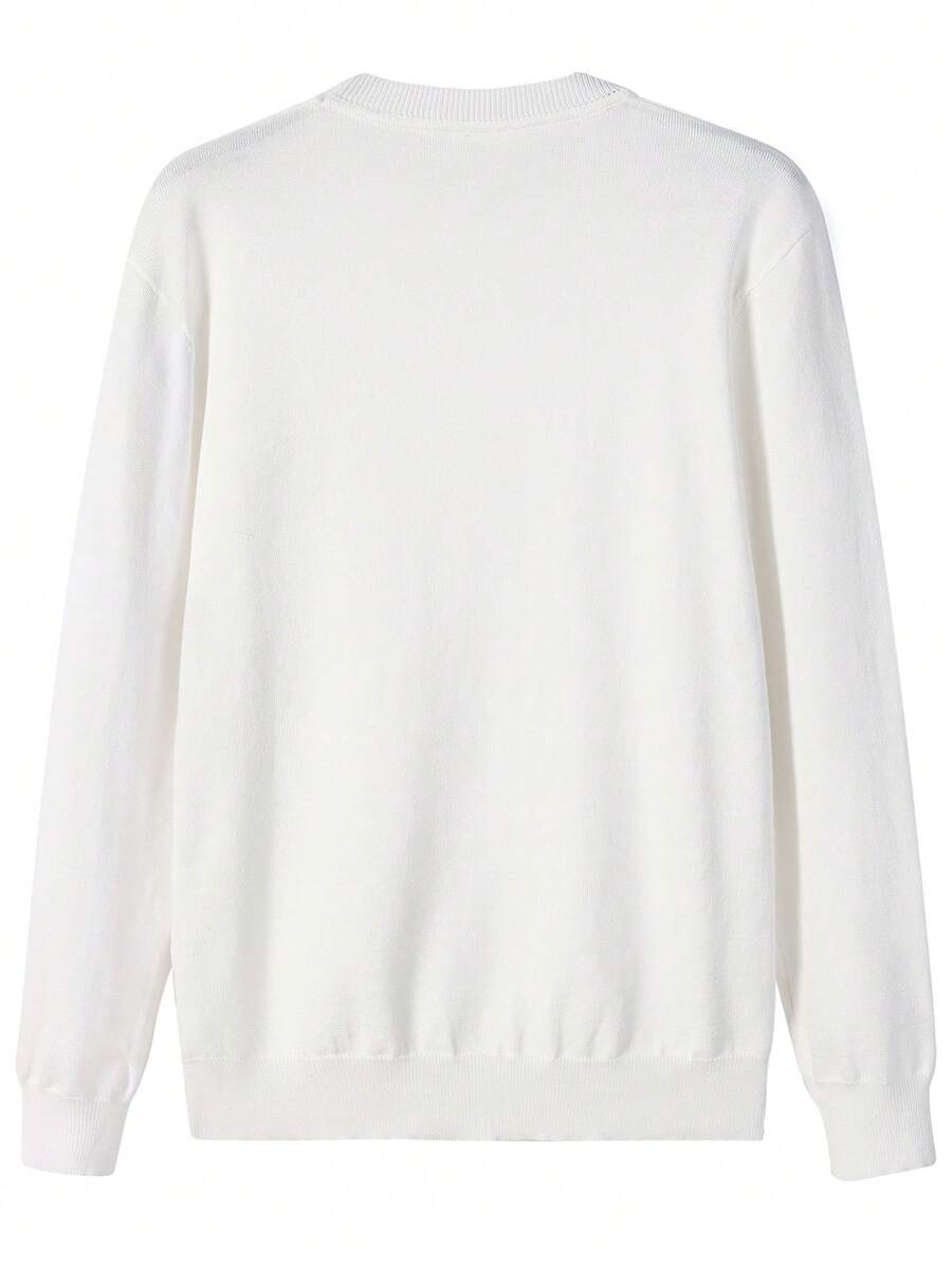 Mensa Hudson Men's Rib Knit Crew Neck Sweater