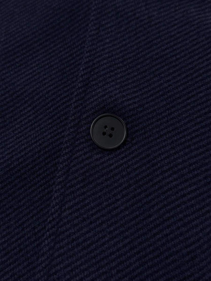 Mensa Hudson Men's Single-Breasted Stand Collar Topcoat