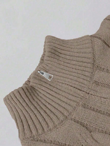 Mensa Hudson Men's Half-Zip Knit Polo Sweater