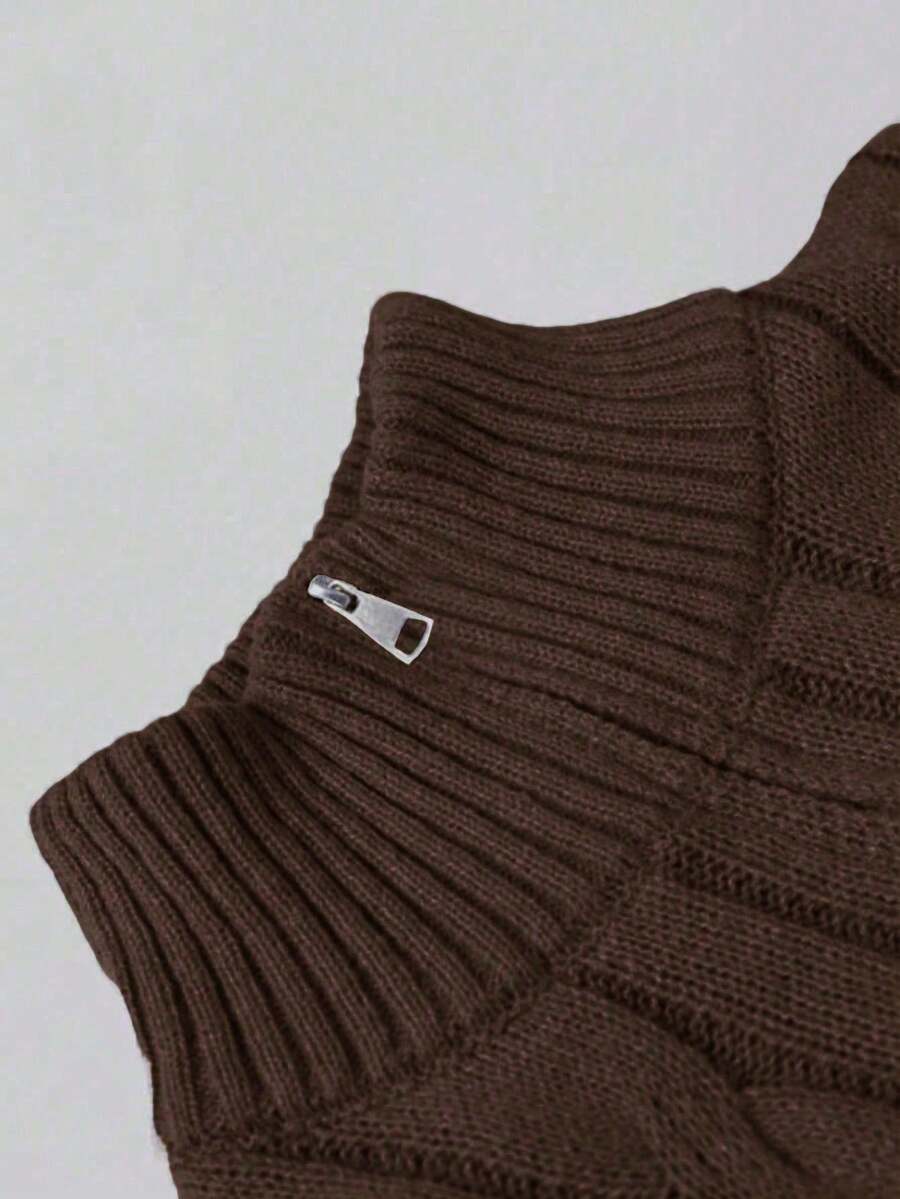 Mensa Hudson Men's Half-Zip Knit Polo Sweater