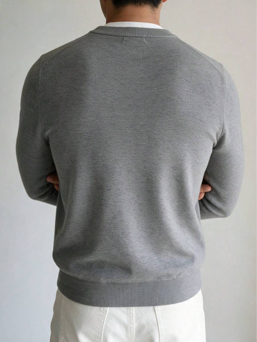 Mensa Hudson Men's Slim Fit Lightweight Knit Sweater