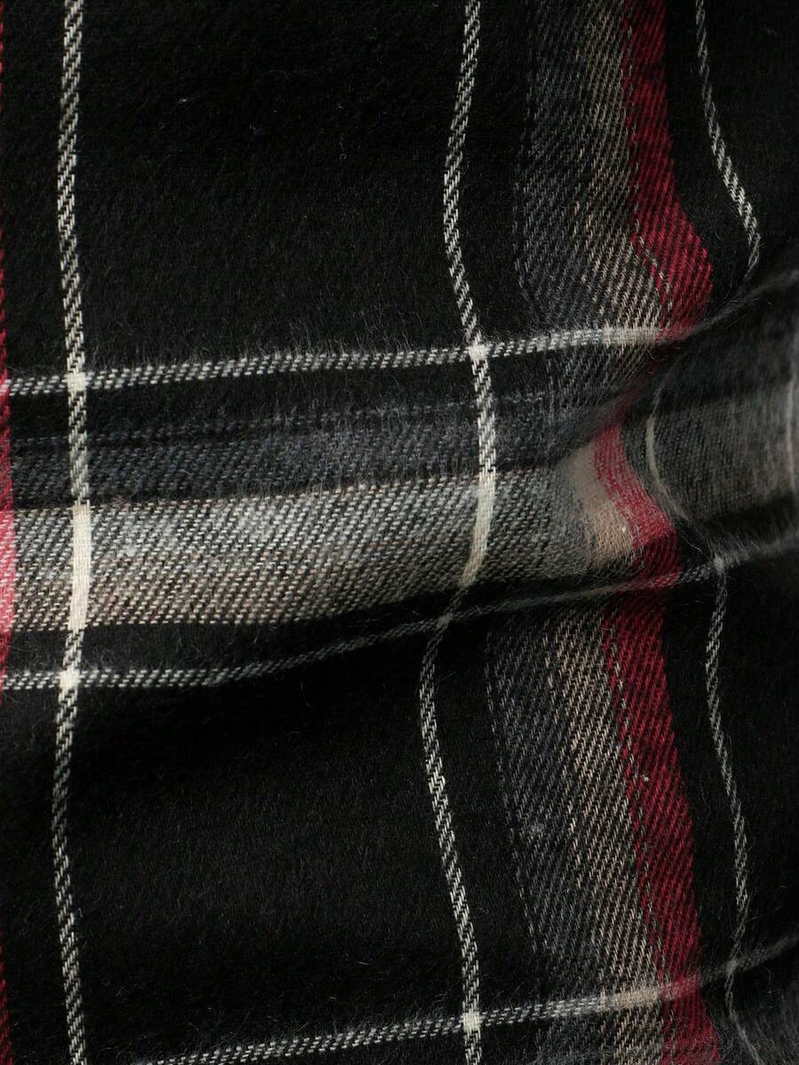 Mensa Hudson Men's Plaid Long Sleeve Button-Up Shirt