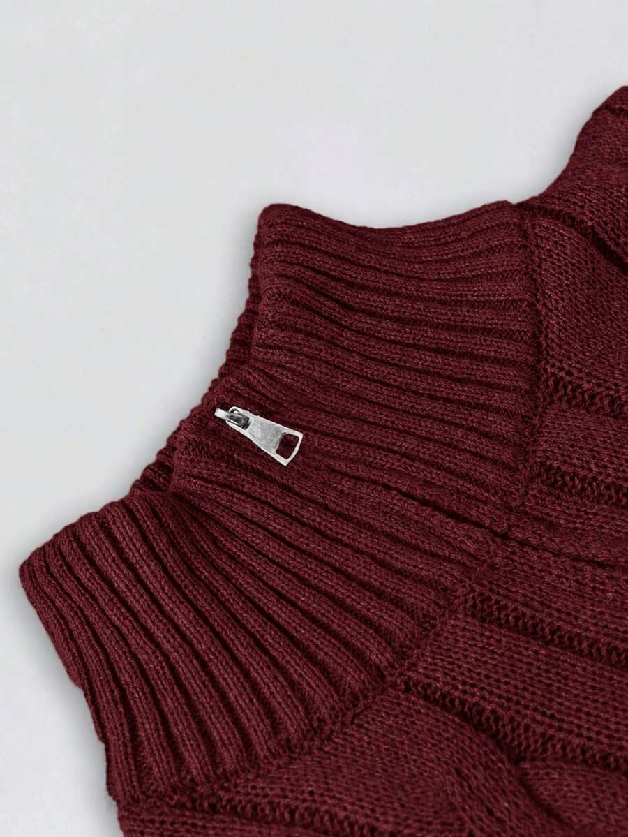 Mensa Hudson Men's Half-Zip Knit Polo Sweater