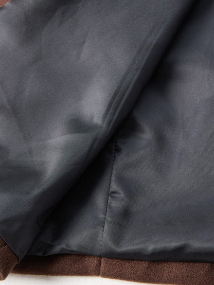 Mensa Hudson Men's Single-Breasted Stand Collar Topcoat